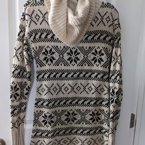 Turtleneck long sweater